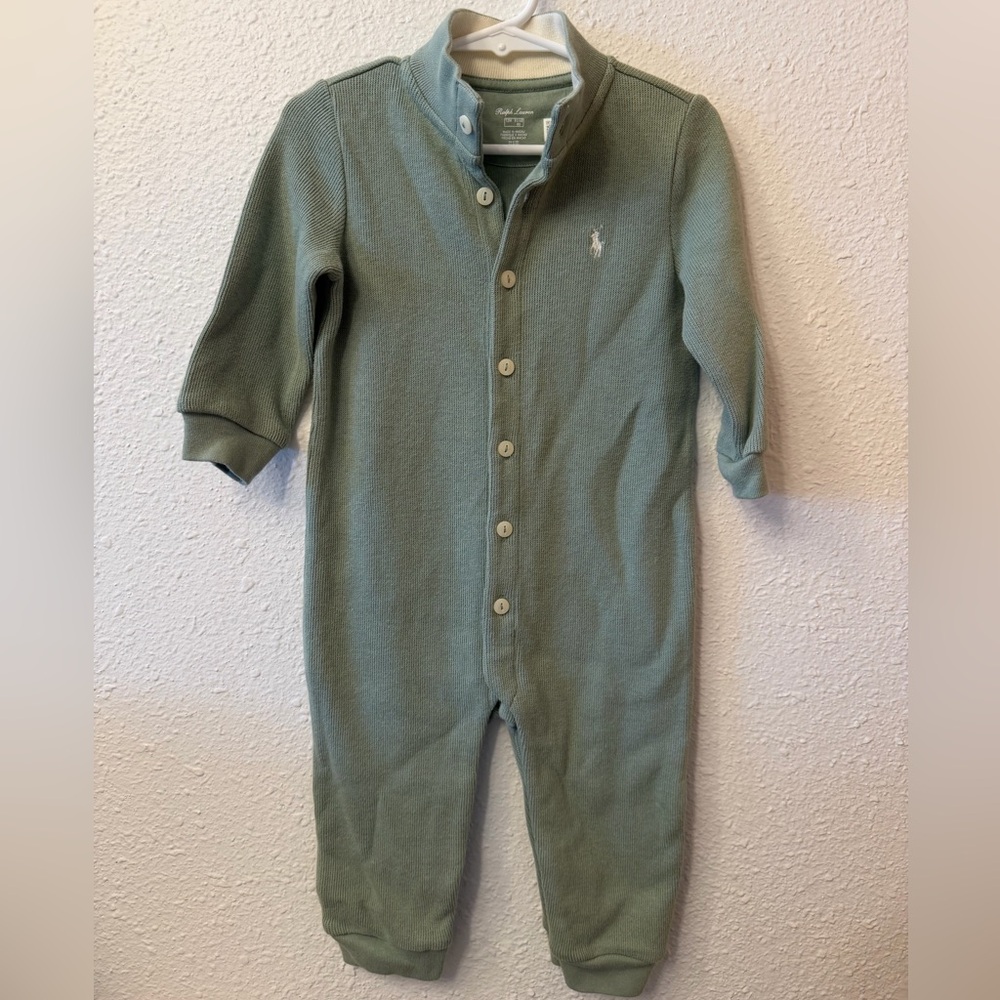 Ralph Lauren Sage Green Footie